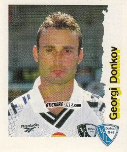 Sticker Georgi Donkov - Fußball Bundesliga zur Endphase der Saison 1996/1997 n. 31 - Panini