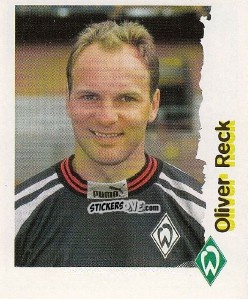 Figurina Oliver Reck - Fußball Bundesliga zur Endphase der Saison 1996/1997 n. 33 - Panini