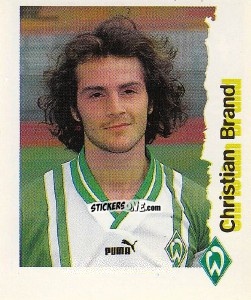 Figurina Christian Brand - Fußball Bundesliga zur Endphase der Saison 1996/1997 n. 40 - Panini