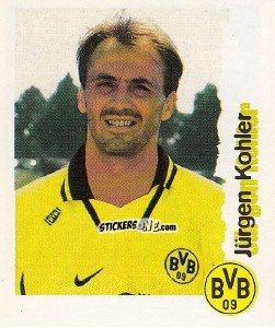 Sticker Jurgen Kohler - Fußball Bundesliga zur Endphase der Saison 1996/1997 n. 47 - Panini