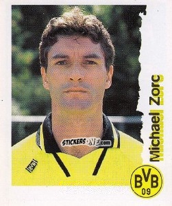 Cromo Michael Zorc - Fußball Bundesliga zur Endphase der Saison 1996/1997 n. 52 - Panini