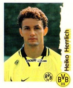 Cromo Heiko Herrlich - Fußball Bundesliga zur Endphase der Saison 1996/1997 n. 56 - Panini