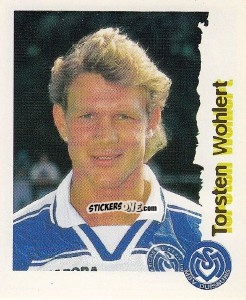 Sticker Torsten Wohlert - Fußball Bundesliga zur Endphase der Saison 1996/1997 n. 60 - Panini