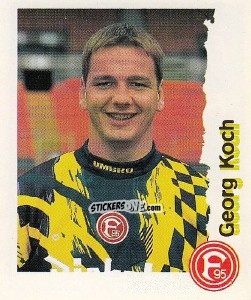 Figurina Georg Koch - Fußball Bundesliga zur Endphase der Saison 1996/1997 n. 72 - Panini