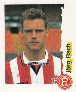 Cromo Jorg Bach - Fußball Bundesliga zur Endphase der Saison 1996/1997 n. 73 - Panini