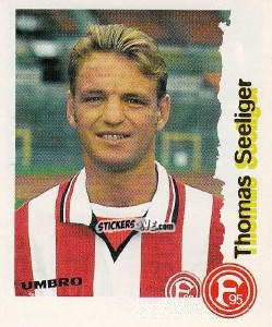 Cromo Thomas Seeliger - Fußball Bundesliga zur Endphase der Saison 1996/1997 n. 80 - Panini