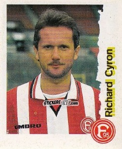 Figurina Richard Cyron - Fußball Bundesliga zur Endphase der Saison 1996/1997 n. 83 - Panini