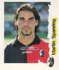Cromo Martin Spanring - Fußball Bundesliga zur Endphase der Saison 1996/1997 n. 86 - Panini
