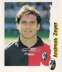 Cromo Andreas Zeyer - Fußball Bundesliga zur Endphase der Saison 1996/1997 n. 90 - Panini