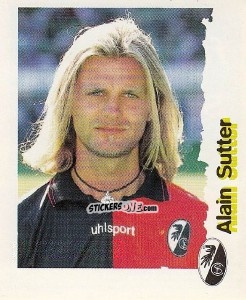 Figurina Alain Sutter - Fußball Bundesliga zur Endphase der Saison 1996/1997 n. 93 - Panini