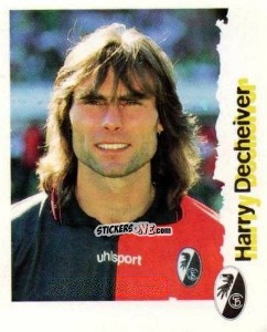 Sticker Harry Decheiver - Fußball Bundesliga zur Endphase der Saison 1996/1997 n. 95 - Panini