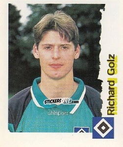 Cromo Richard Golz - Fußball Bundesliga zur Endphase der Saison 1996/1997 n. 98 - Panini