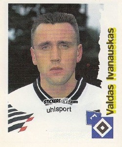Figurina Valdas Ivanauskas - Fußball Bundesliga zur Endphase der Saison 1996/1997 n. 107 - Panini