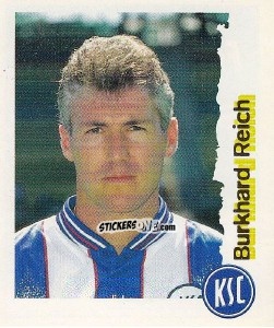 Cromo Burkhard Reich - Fußball Bundesliga zur Endphase der Saison 1996/1997 n. 113 - Panini