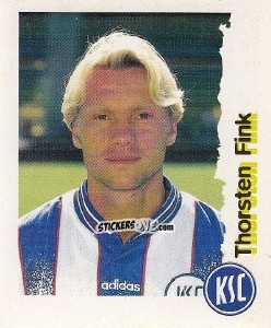 Cromo Thorsten Fink - Fußball Bundesliga zur Endphase der Saison 1996/1997 n. 115 - Panini