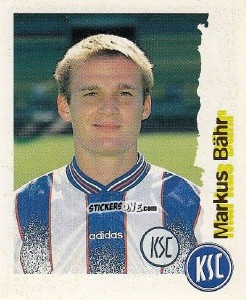 Cromo Markus Bahr - Fußball Bundesliga zur Endphase der Saison 1996/1997 n. 116 - Panini