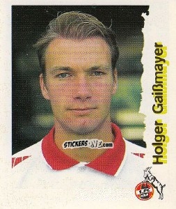 Sticker Holger Gaißmayer - Fußball Bundesliga zur Endphase der Saison 1996/1997 n. 135 - Panini