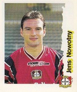 Cromo Jens Nowotny - Fußball Bundesliga zur Endphase der Saison 1996/1997 n. 140 - Panini