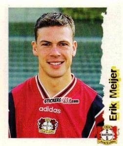 Figurina Erik Meijer - Fußball Bundesliga zur Endphase der Saison 1996/1997 n. 148 - Panini