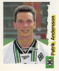 Figurina Patrik Andersson - Fußball Bundesliga zur Endphase der Saison 1996/1997 n. 151 - Panini
