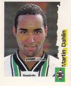 Figurina Martin Dahlin - Fußball Bundesliga zur Endphase der Saison 1996/1997 n. 158 - Panini