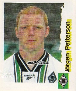 Cromo Jorgen Petterson - Fußball Bundesliga zur Endphase der Saison 1996/1997 n. 160 - Panini