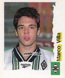 Cromo Marco Villa - Fußball Bundesliga zur Endphase der Saison 1996/1997 n. 161 - Panini