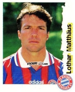 Figurina Lothar Matthaus - Fußball Bundesliga zur Endphase der Saison 1996/1997 n. 165 - Panini