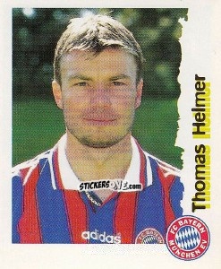 Figurina Thomas Helmer - Fußball Bundesliga zur Endphase der Saison 1996/1997 n. 166 - Panini