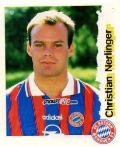 Figurina Christian Nerlinger - Fußball Bundesliga zur Endphase der Saison 1996/1997 n. 167 - Panini