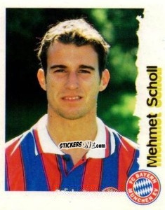 Cromo Mehmet Scholl - Fußball Bundesliga zur Endphase der Saison 1996/1997 n. 170 - Panini