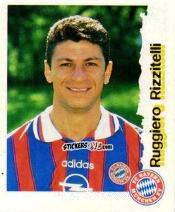 Figurina Ruggiero Rizzitelli - Fußball Bundesliga zur Endphase der Saison 1996/1997 n. 174 - Panini