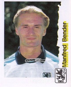 Sticker Manfred Bender - Fußball Bundesliga zur Endphase der Saison 1996/1997 n. 182 - Panini