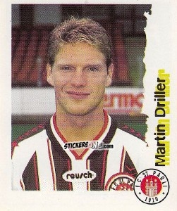 Cromo Martin Driller - Fußball Bundesliga zur Endphase der Saison 1996/1997 n. 199 - Panini