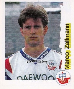 Cromo Marco Zallmann - Fußball Bundesliga zur Endphase der Saison 1996/1997 n. 204 - Panini