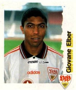 Figurina Giovane Elber - Fußball Bundesliga zur Endphase der Saison 1996/1997 n. 239 - Panini