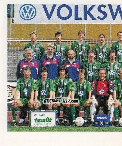 Cromo Mannschaft (Puzzel 1) - Fußball Bundesliga zur Endphase der Saison 1996/1997 n. 244 - Panini