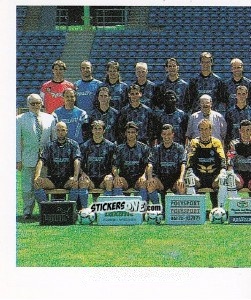 Sticker Mannschaft (Puzzel 1) - Fußball Bundesliga zur Endphase der Saison 1996/1997 n. 253 - Panini