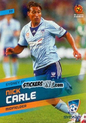 Figurina Nick Carle - SE Products Australian A-League 2013-2014 n. 77 - NO EDITOR