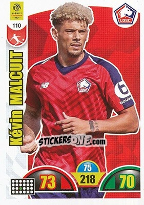 Figurina Kévin Malcuit - FOOT 2018-2019. Adrenalyn XL n. 110 - Panini