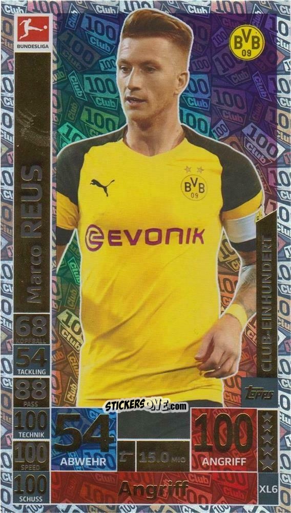 Sticker Marco Reus - German Fussball Bundesliga 2018-2019. Match Attax n. XL6 - Topps