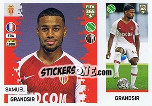 Cromo Samuel Grandsir - FIFA 365: 2018-2019. Blue backs n. 118 - Panini
