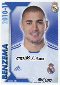 Figurina Benzemá - Real Madrid 2010-2011 n. 157 - Panini