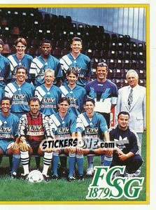Cromo Mannschaft (puzzle 2) - Football Switzerland 1994-1995 n. 176 - Panini
