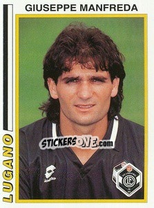Cromo Giuseppe Manfreda - Football Switzerland 1994-1995 n. 97 - Panini