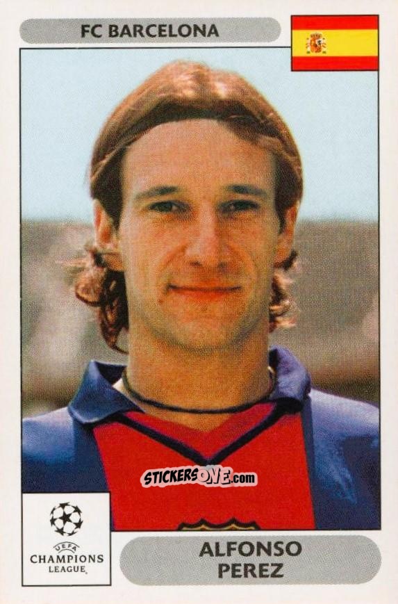 Figurina Alfonso Perez - UEFA Champions League 2000-2001 n. 303 - Panini