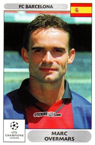 Sticker Marc Overmars - UEFA Champions League 2000-2001 n. 304 - Panini