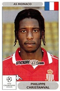 Sticker Philippe Christanval - UEFA Champions League 2000-2001 n. 155 - Panini
