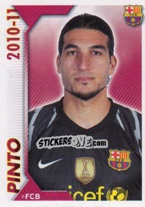 Cromo Pinto - Fc Barcelona 2010-2011 n. 20 - Panini