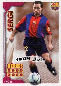 Figurina Sergi - Fc Barcelona 2010-2011 n. 155 - Panini